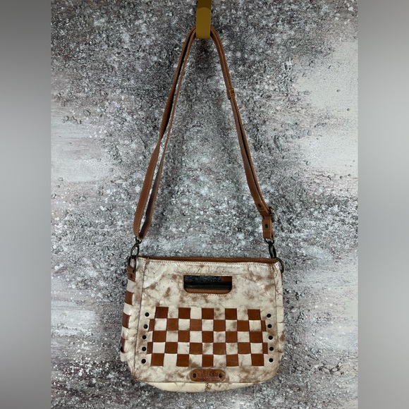 Bed Stu Handbags - 547 BedStu KEIKI  Checkered Crossbody Bag -  Women’s Shoulder Bag